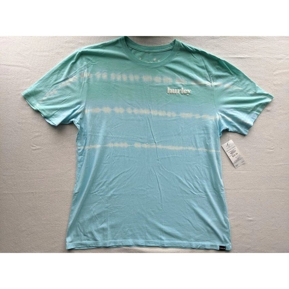 Hurley Everyday Washed T-Shirt Men's Size XL Tie Dye Short Sleeve Blue NEW